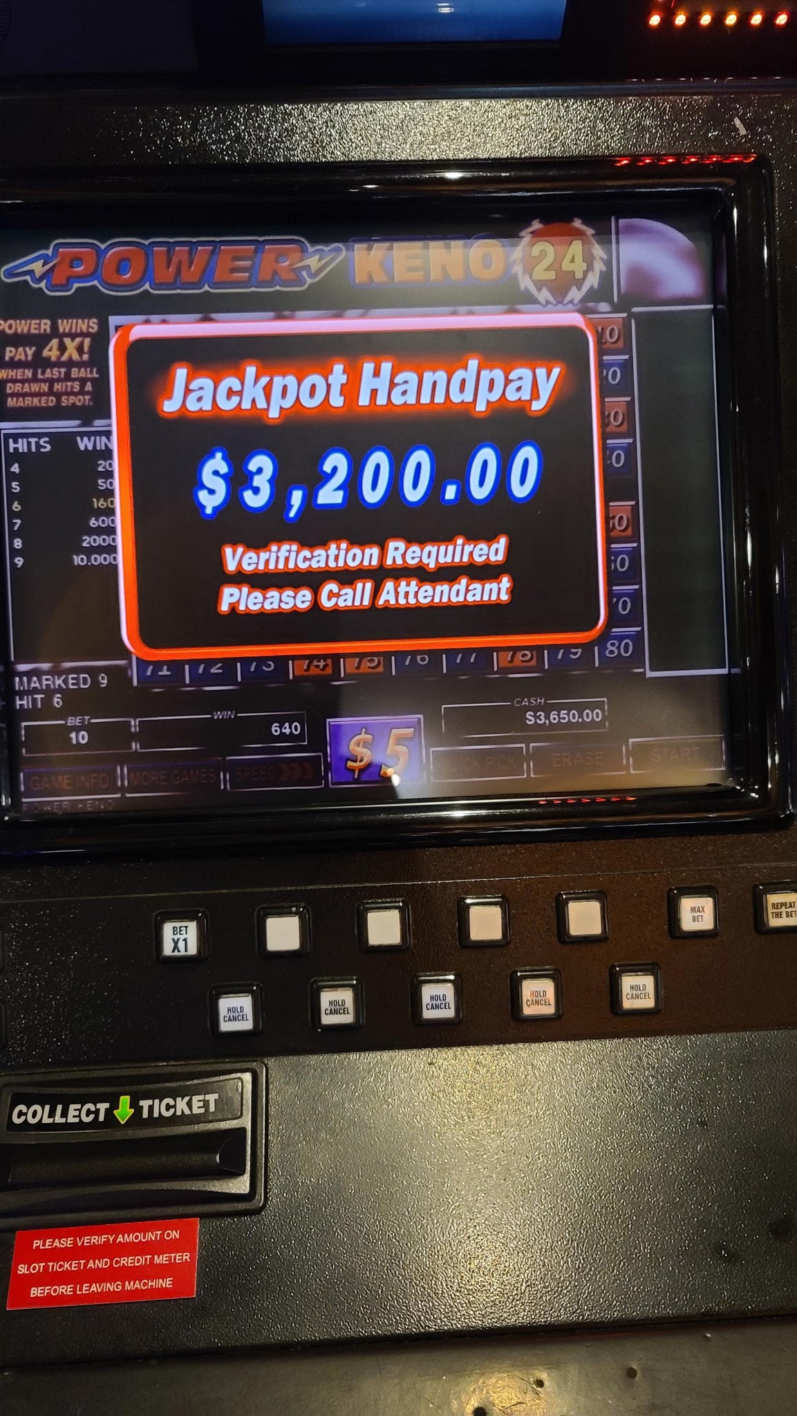 Game King Keno Slot Machine by